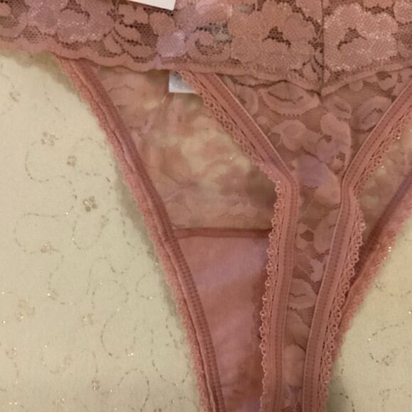 COPY - NWT INC Intern’l Concepts, a Macy’s Brand Women’s XL Rose Pink Thong Pan… - Picture 6 of 10